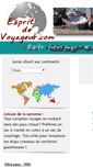 Mobile Screenshot of espritdevoyageur.com